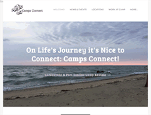 Tablet Screenshot of campsconnect.org